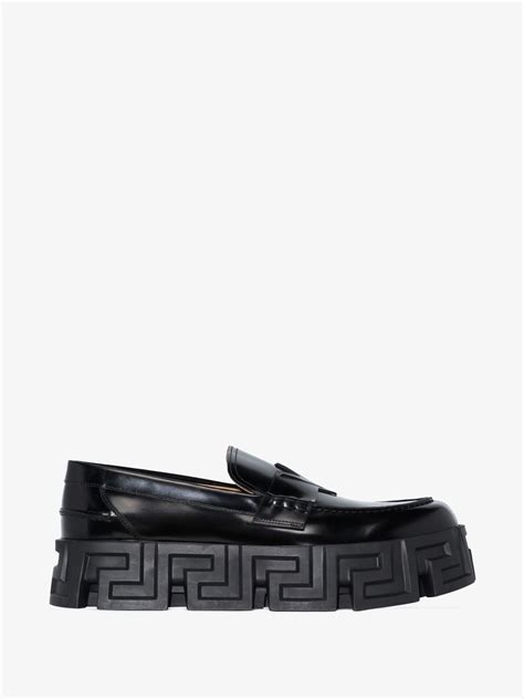 chunky sole versace|versace greca high heels.